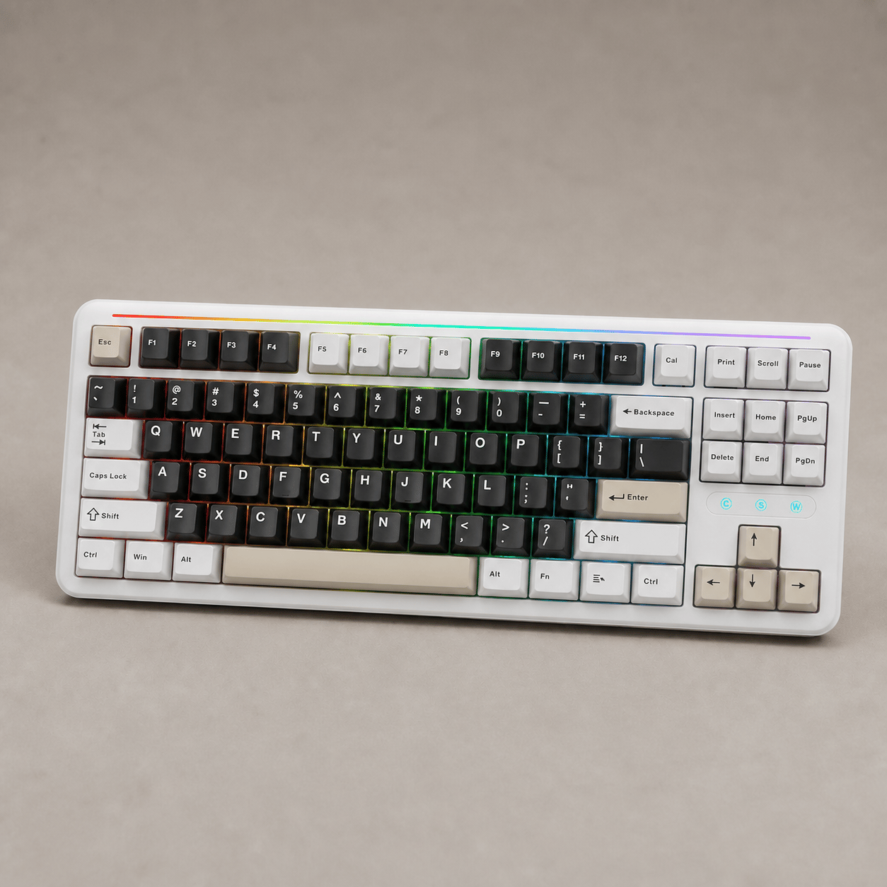 Clavier Mécanique LX87 – Cheese White - Vue 1
