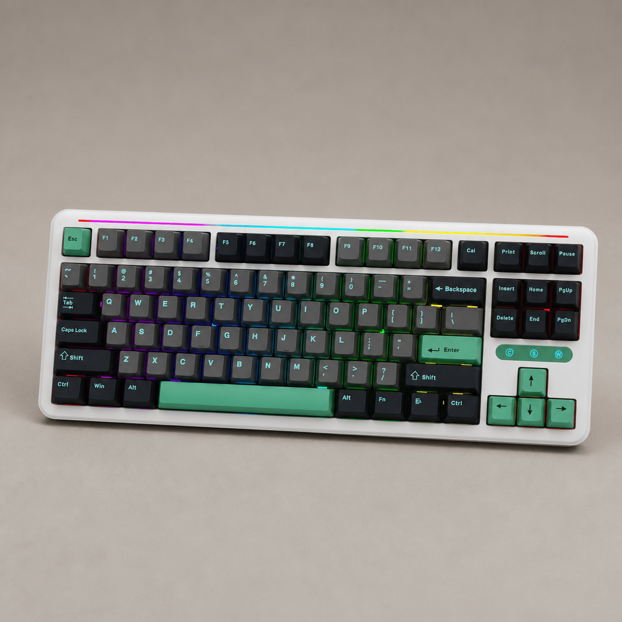 Clavier Mécanique LX87 – Forest Green - Vue 1